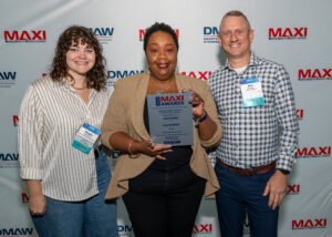 3 members receiving an award